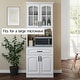 preview thumbnail 2 of 36, Living Skog Galiano 73'' Pantry Kitchen Storage Cabinet