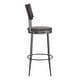 preview thumbnail 31 of 37, Hillsdale Furniture Jennings Wood and Metal Swivel Stool
