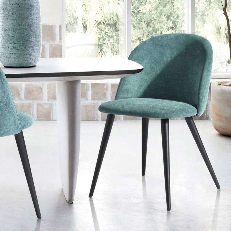 Carson Carrington MidCentury Modern Velvet Dining Chair Set of 2 On
