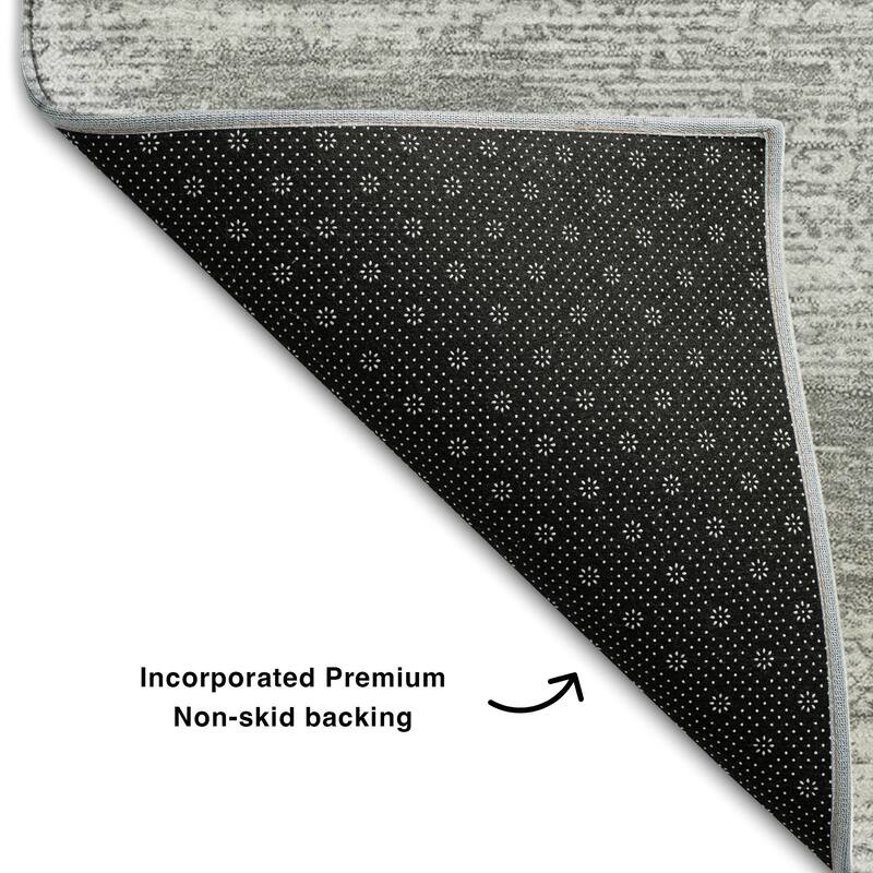 Premium Washable Super Soft Ombre Pixels Mayfield Rug