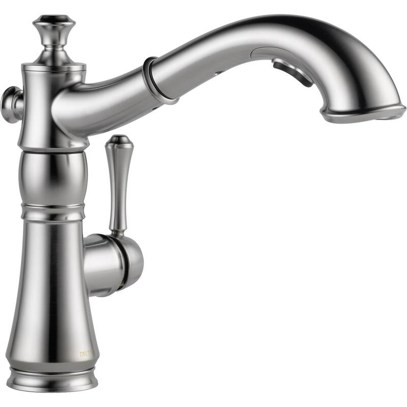 Delta Cassidy Pull-Out Kitchen Faucet - Includes Lifetime Warranty - Arctic Stainless