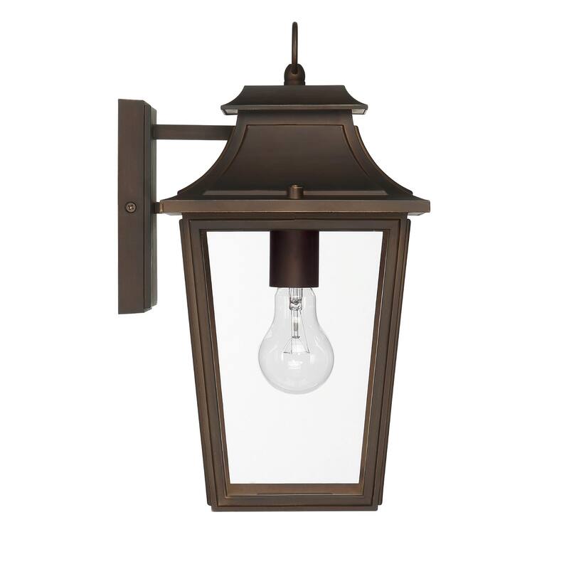Hunter Spring Cove Outdoor Wall Light - Front Porch, Patio, Garage, Pergola - Traditional, Mission - Resists Corrosion!
