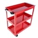 preview thumbnail 9 of 21, 3-Tier Rolling Tool Cart for Garage and Workshop Use