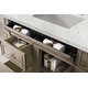preview thumbnail 13 of 11, James Martin Vanities Bristol 36" Single Vanity, Whitewashed Walnut Eternal Jasmine Pearl Quartz