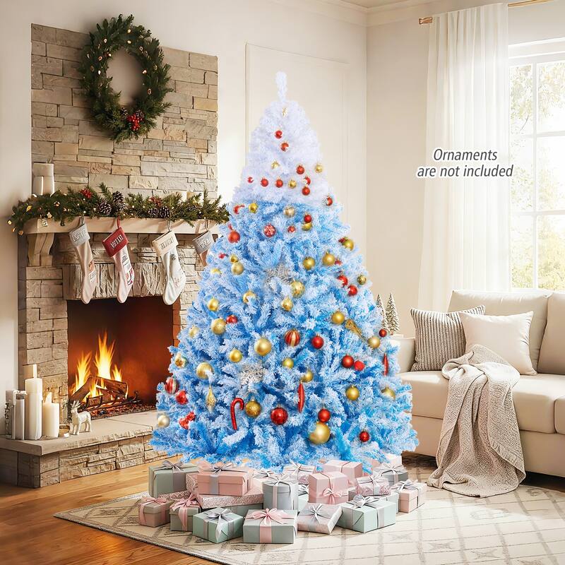 Costway 5/6/7/8 FT Artificial Christmas Tree with 456/820/1264/1774 - See Details