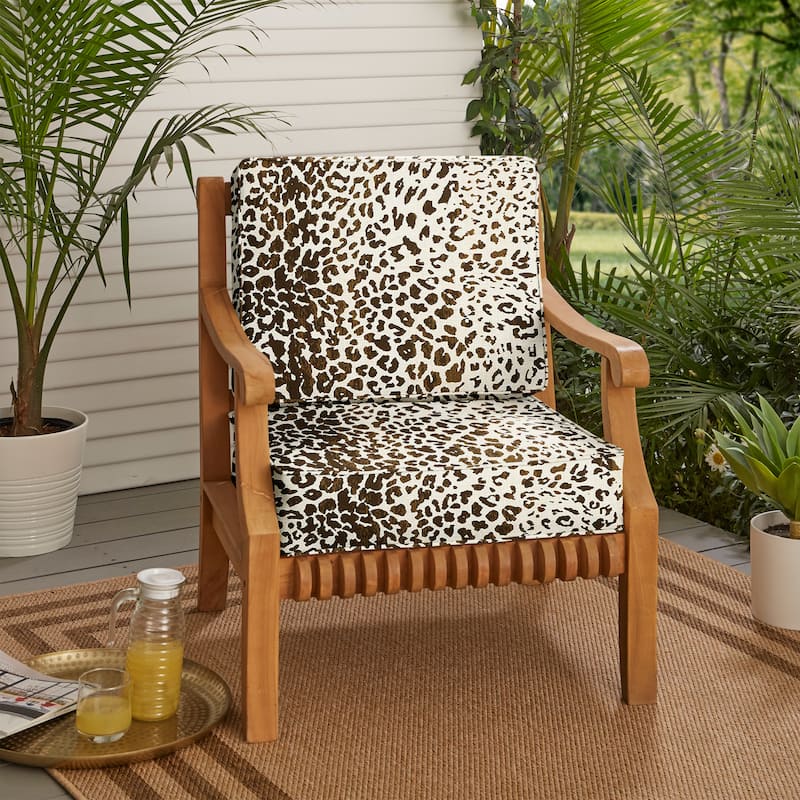 Sunbrella Indoor/ Outdoor Corded Chair Cushion Set - 22" x 22" x 4"
