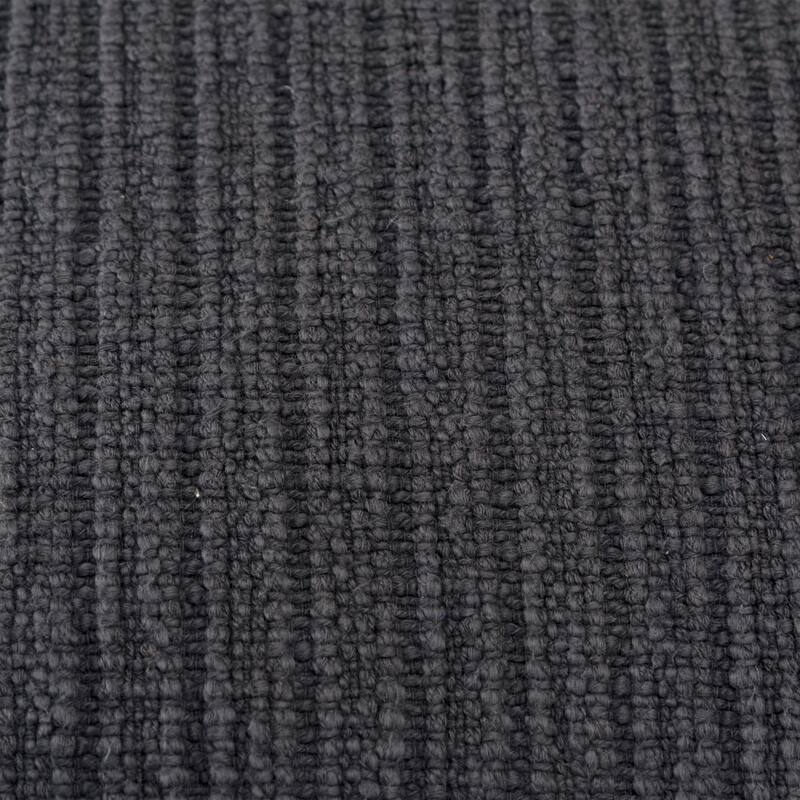 Rizzy Home Textured Stripe Woven Solid Throw Pillow Cover