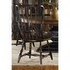 preview thumbnail 3 of 1, Sanctuary Spindle Side Chair, Ebony - 24.25"W x 43.25"H x 24.75"D