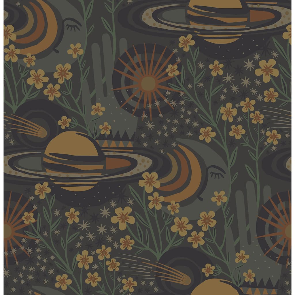 Pip & Lo Smoke Ethereal Cosmos Peel & Stick Wallpaper