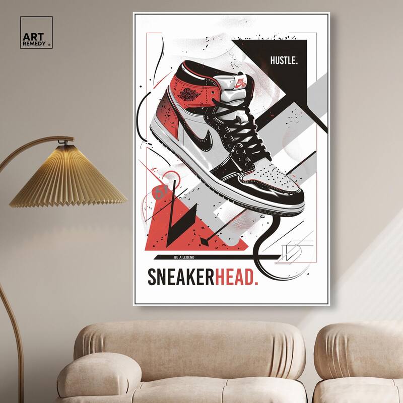 Stylish Sneakerhead Canvas by Art Remedy