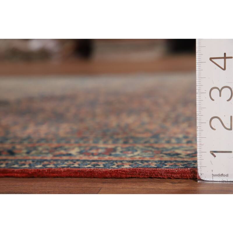 Floral Qum Foyer Rug Handmade Wool Carpet - 4'5" x 6'4"