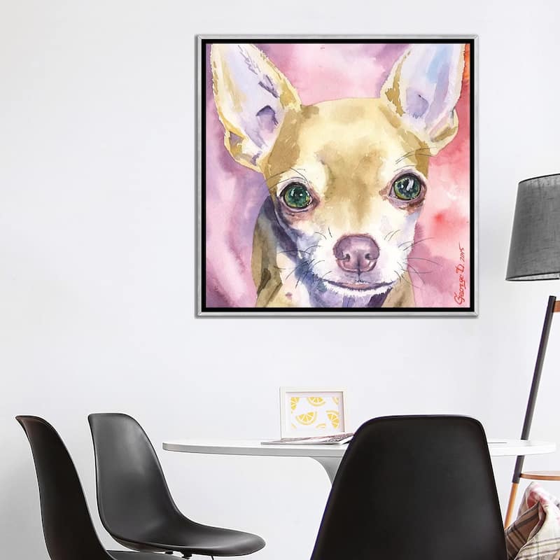 iCanvas "Chihuahua" by George Dyachenko Framed