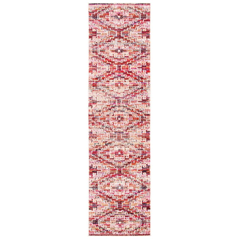 SAFAVIEH Montage Trine Indoor/ Outdoor Waterproof Patio Backyard Rug