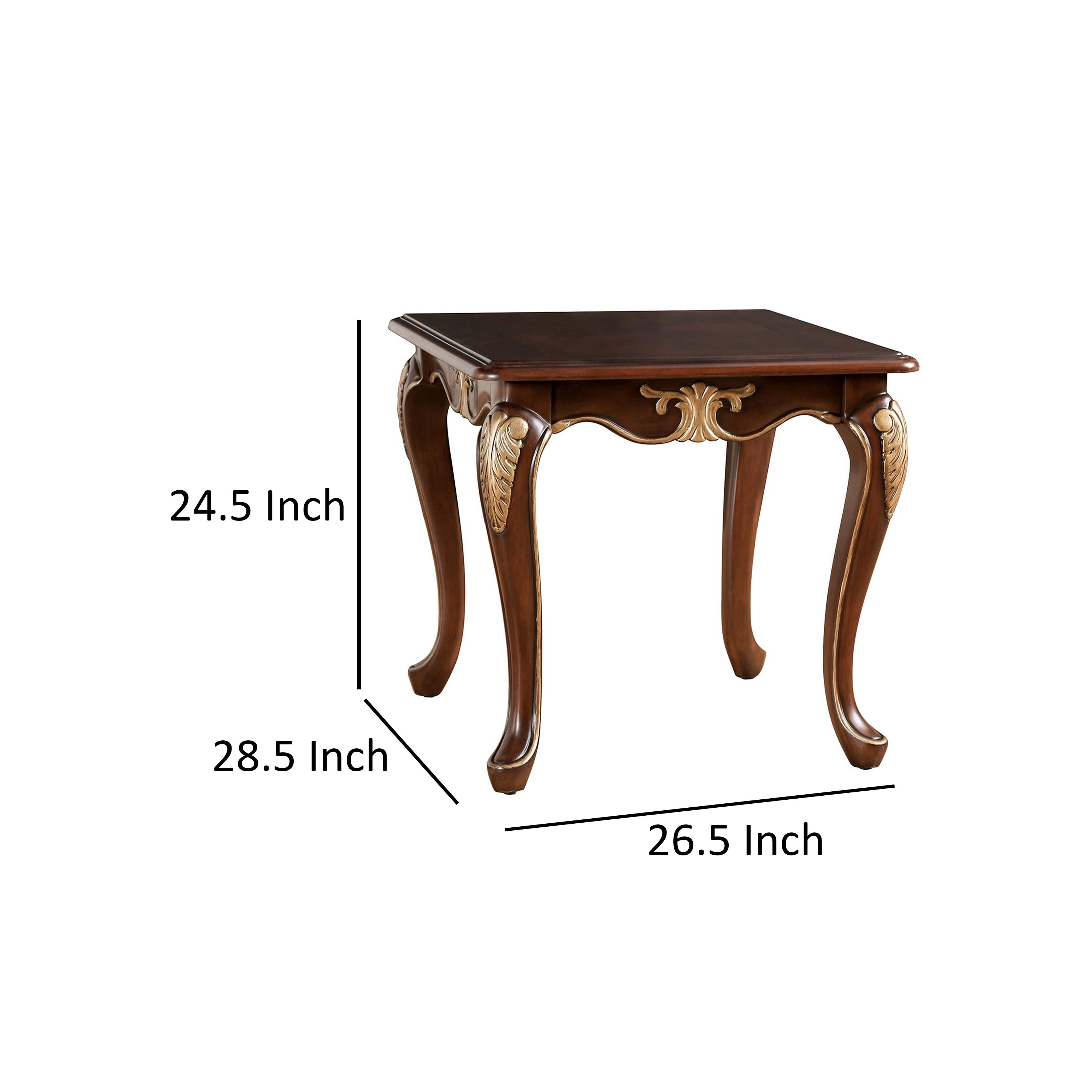 tobacco end table Linon Home Thomas - Antique The tabletop has a beveled edge for visual definition Jamaica Tobacco End Table -