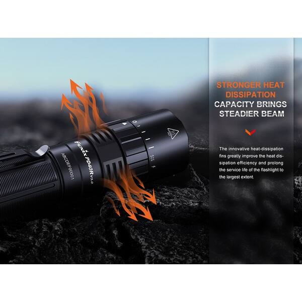 Fenix PD40R v3.0 3000 Lumen USB-C Rechargeable LED Flashlight - Bed Bath &  Beyond - 38169341