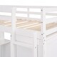 preview thumbnail 15 of 82, Solid Wood Loft Bed with Desk, Drawers, Shelves & Wardrobe