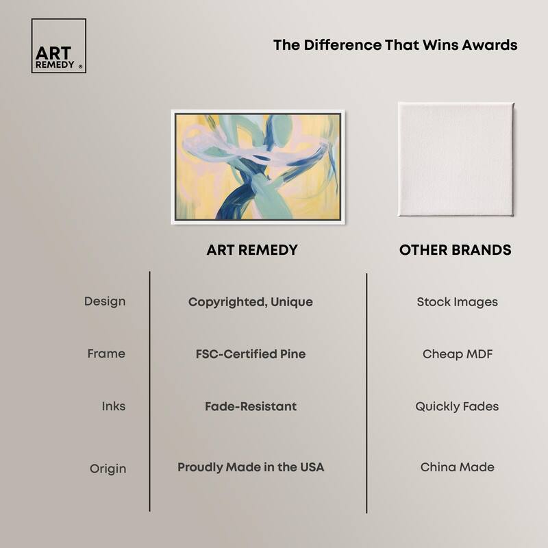 Entangled Embrace II Canvas by Art Remedy