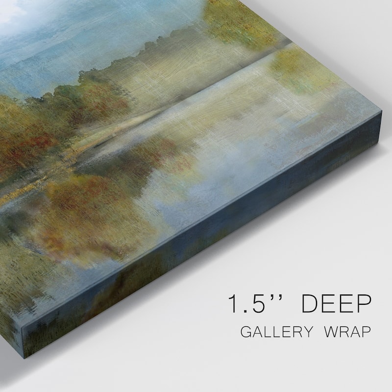 Golden Leaves Premium Gallery Wrapped Canvas - Ready to Hang