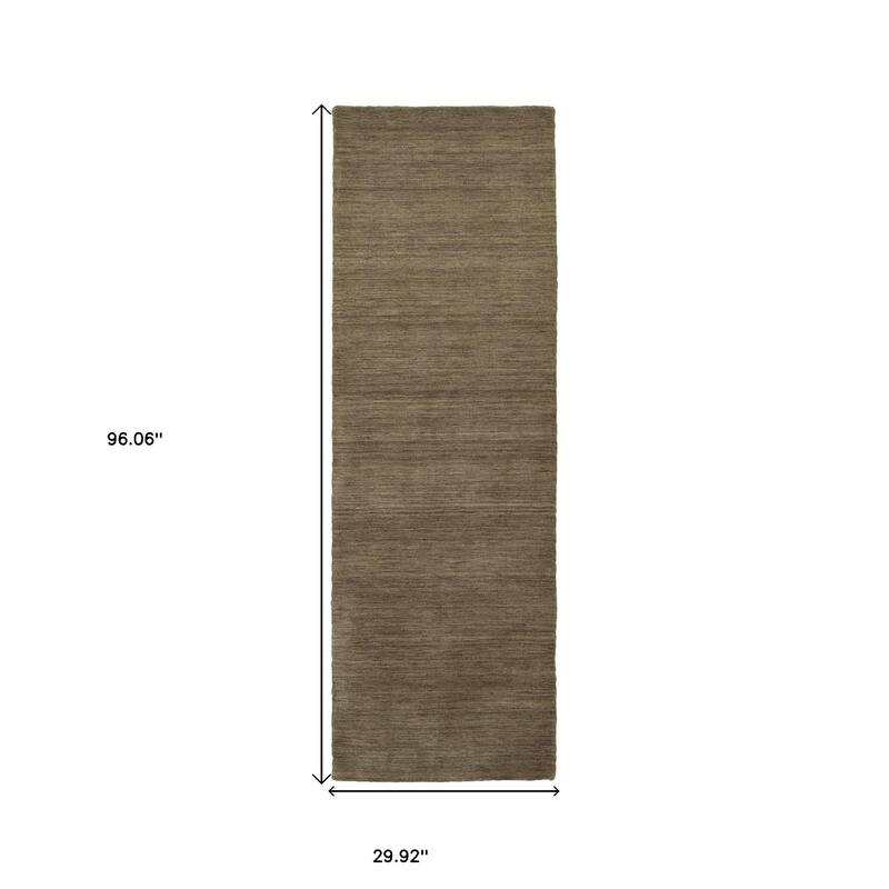HomeRoots Solid Color Modern Rectangle Area Rug
