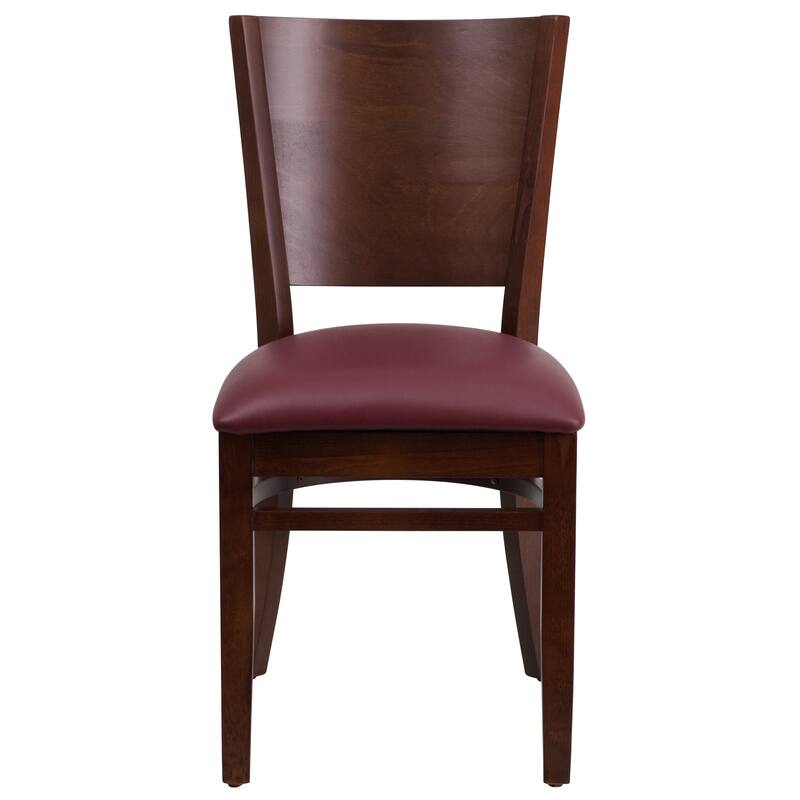 Solid Back Wooden Restaurant Chair
