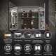 preview thumbnail 75 of 79, Modland 24"-42W x 36"H LED Medicine Cabinet Mirror with USB Charging,5x Makeup Mirror