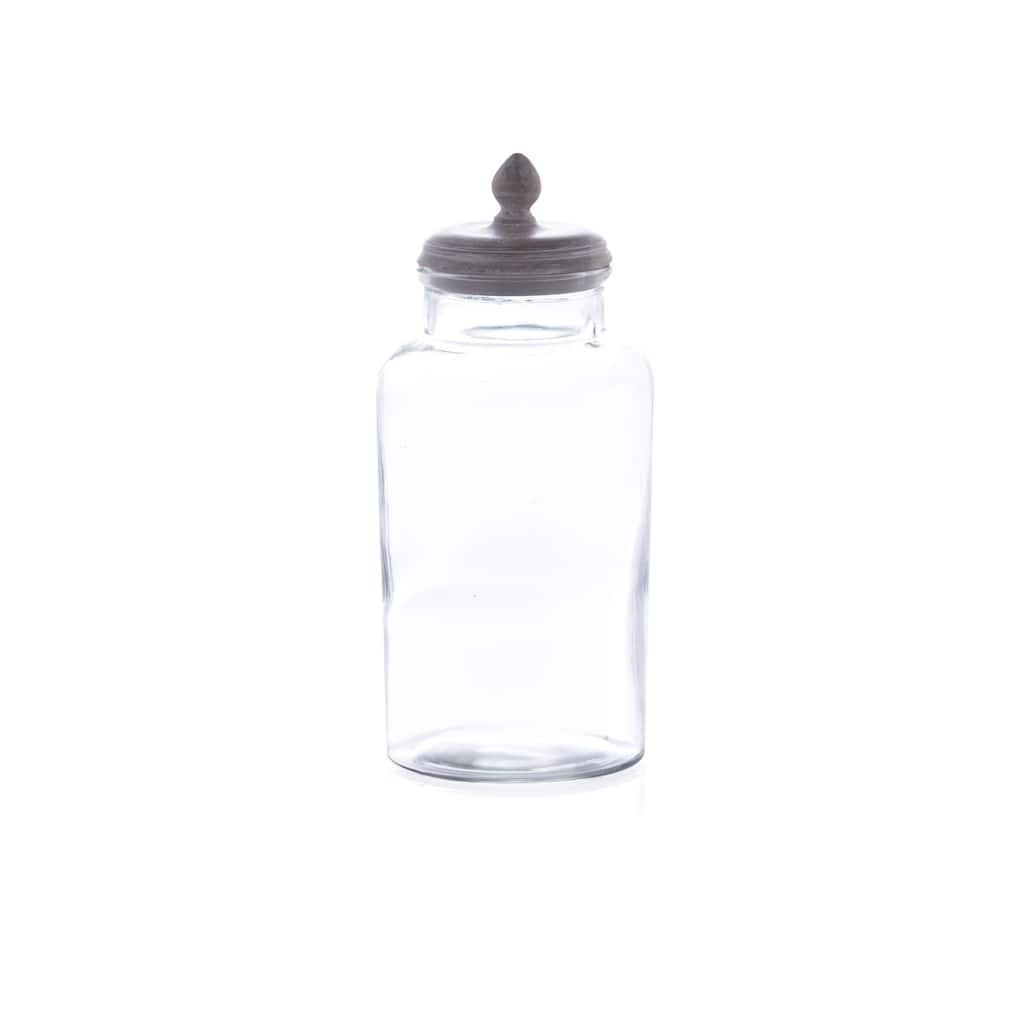 Shiraleah Home Large Rabat Jar, Clear