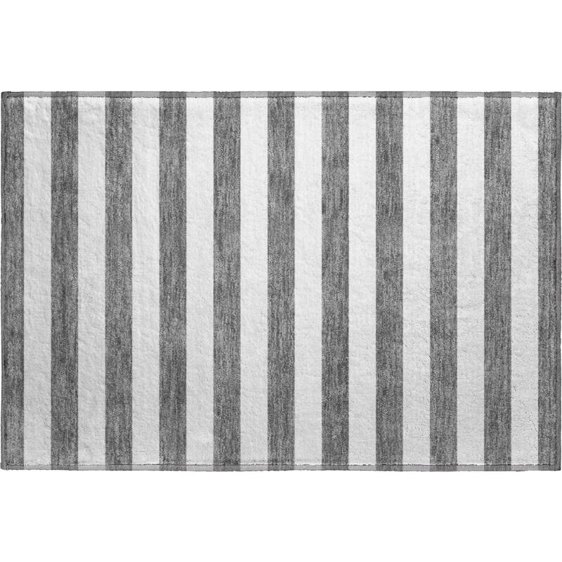 Premium Washable Super Soft Cabana Stripe Mayfield Rug