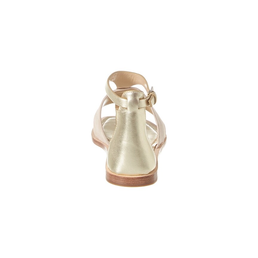 Shop Lafayette 148 New York Valed Suede Leather Sandal Overstock 30955811