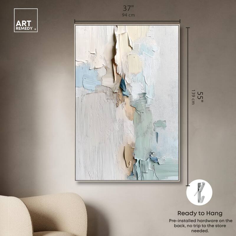 Impasto Intervals III Canvas by Art Remedy