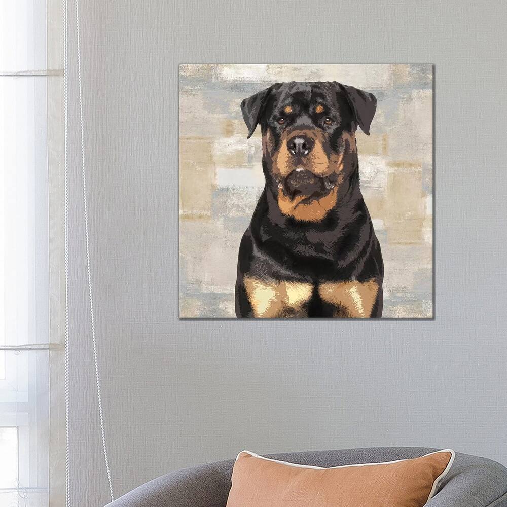 iCanvas "Rottweiler" by Keri Rodgers Canvas Print