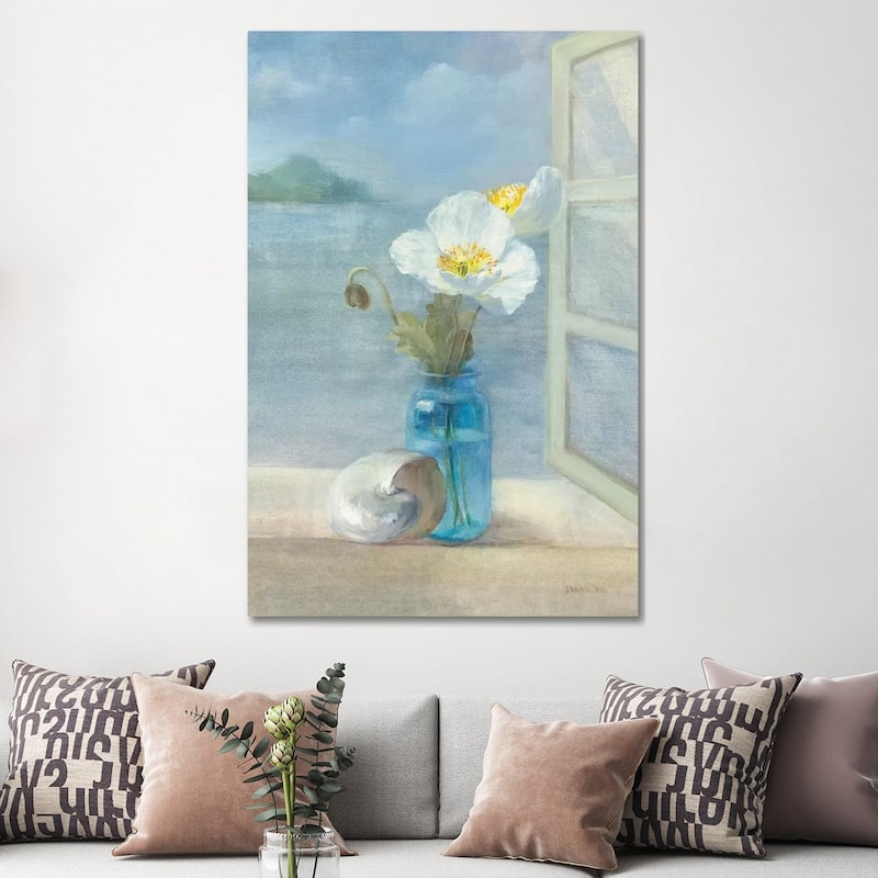 iCanvas "Coastal Floral II" by Danhui Nai Canvas Print