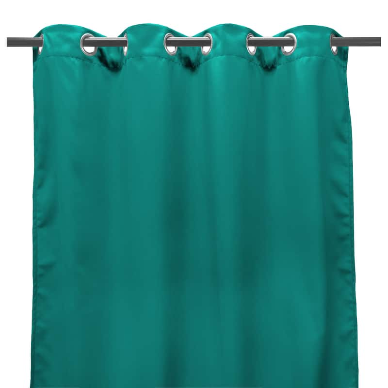 54" x 84" Solid Grommet Semi-Sheer Outdoor Curtain Panel - 54X84