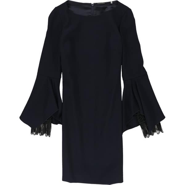princess polly baby blue dress Elie Tahari Womens Dori Flutter Shift Dress,, Blue, 0 - Bed Bath & Beyond