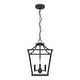 preview thumbnail 5 of 23, Hunter 12" Laurel Ridge 4-Light Lantern Pendant - Kitchen Island, Dining room, Entry - Modern Farmhouse, Industrial, Candle