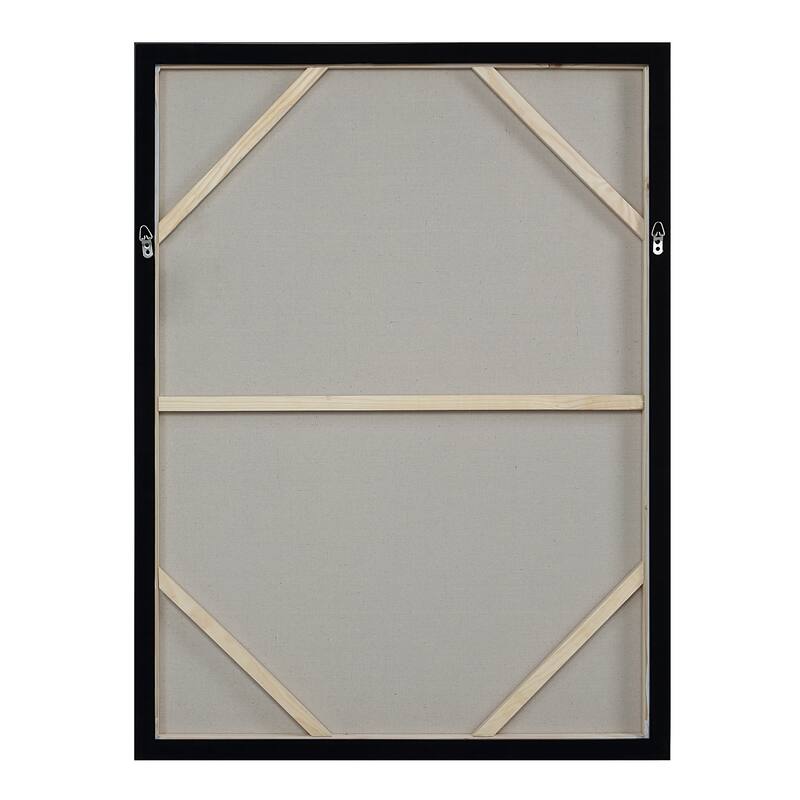 Aaliyah 48" H x 36" W Canvas Art, Black