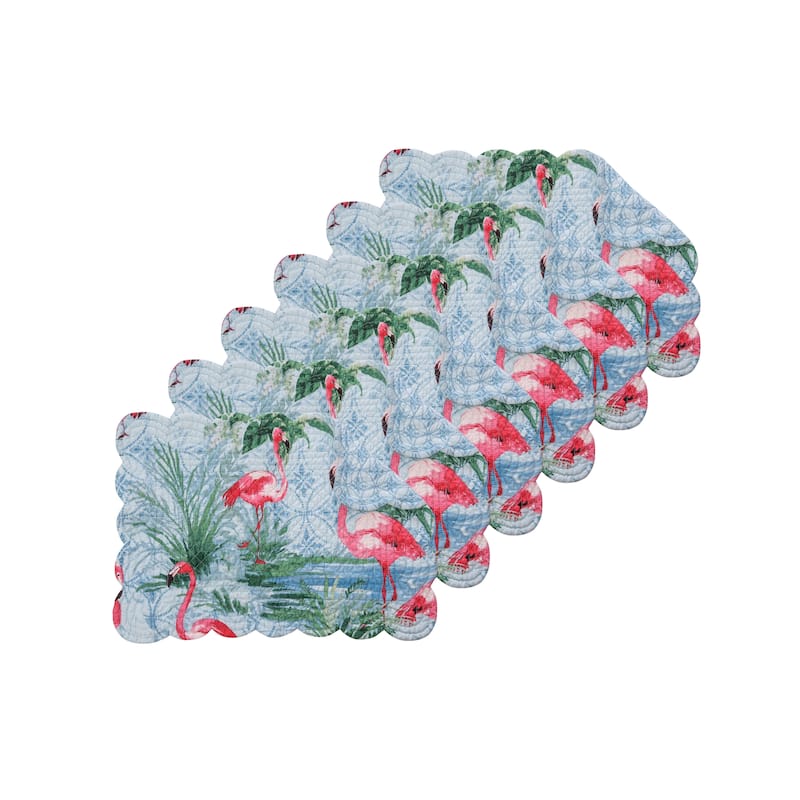 Paradise Coast Placemats Set of 6, 13" x 19"