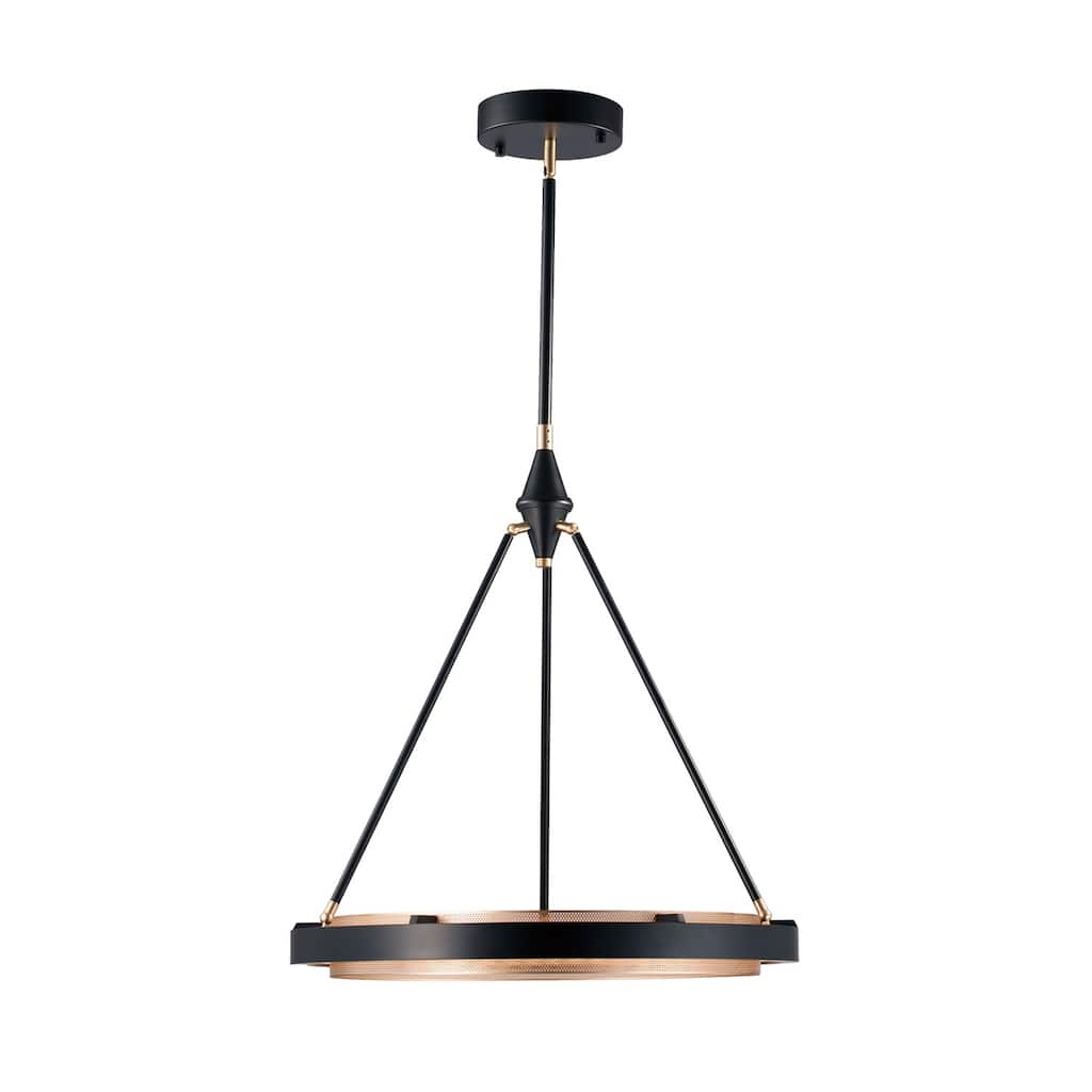 Alora Lighting PD302724GS Duo 24" Wide LED Drum Chandelier