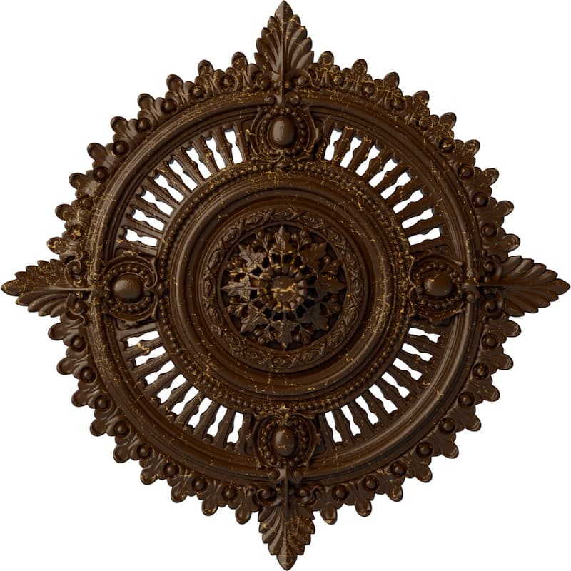 29 1/8"OD x 1 1/4"ID x 4"P Haylynn Ceiling Medallion