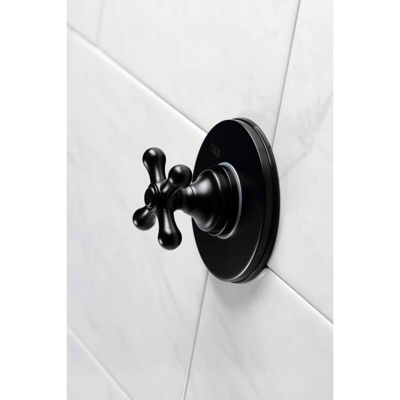 Kingston Brass Single-Handle Three-Way Diverter Valve with Trim Kit