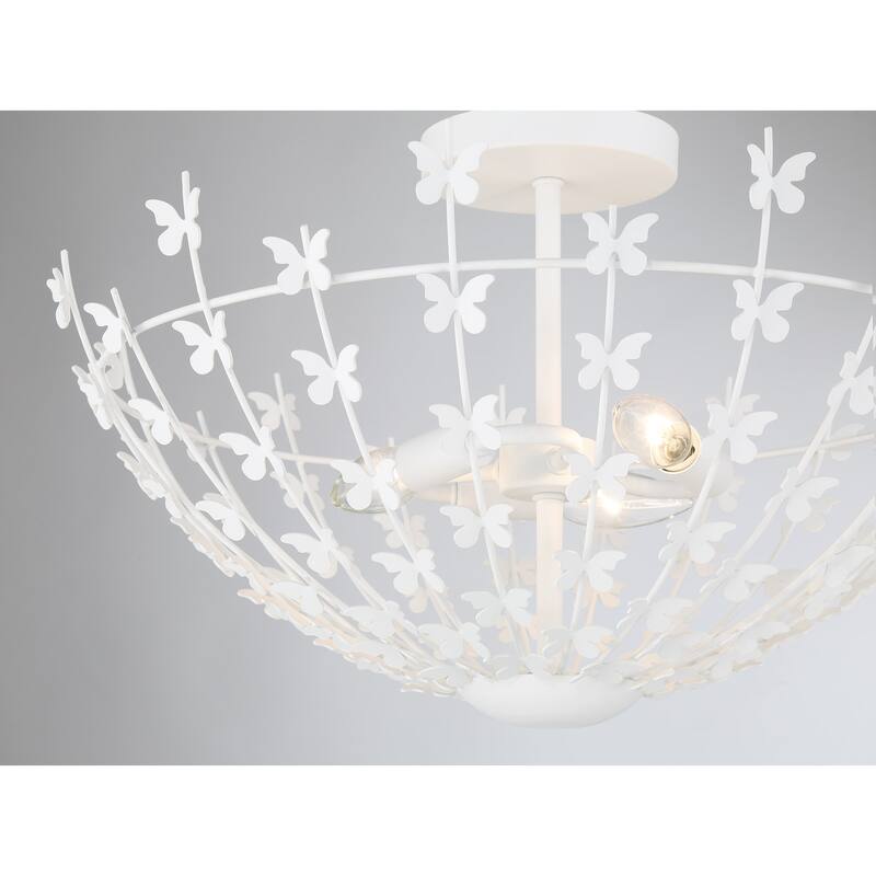 Savoy House 6-4198-3 Birch 3 Light 20" Wide LED Semi-Flush Bowl
