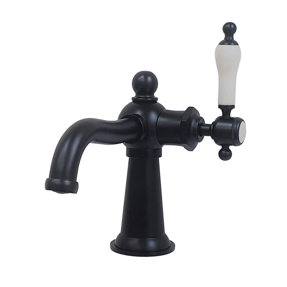 Kingston Brass Nautical Single-Handle 1-Hole Deck Mount Bathroom Faucet