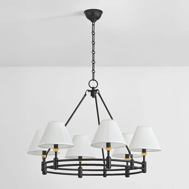 Hudson Valley Lighting MDS1800 Howard 6 Light 33" Wide Chandelier with