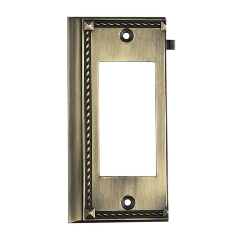 Elk Home Clickplates Antique Brass Metal Clickplate