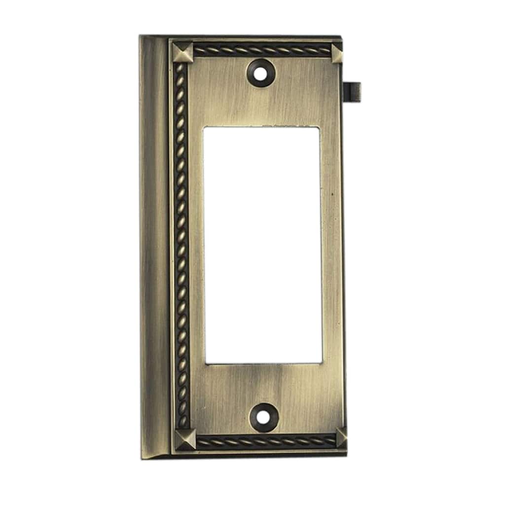 Elk Home Clickplates Antique Brass Metal Clickplate