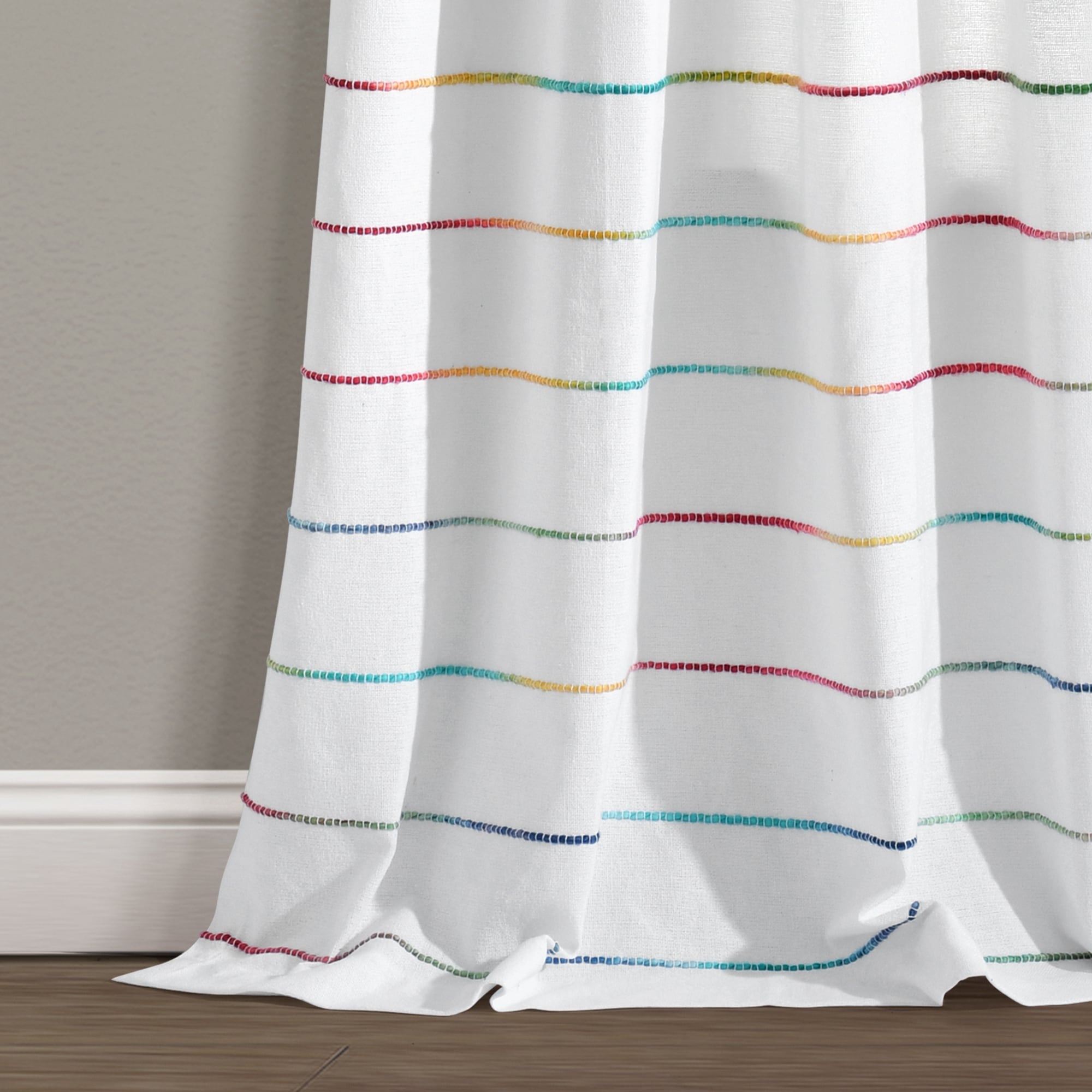 Carson Carrington Pajebo Ombre Stripe Cotton Curtain Panel - Picture 19 of 25