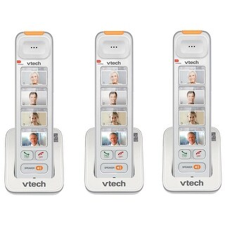VTech SN5307 Photo Dial Accessory Handset w/ Visual Ringing Indicator ...