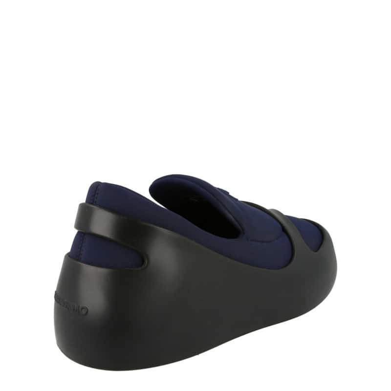 Ferragamo Lunar Paneled Slip-On Sneakers