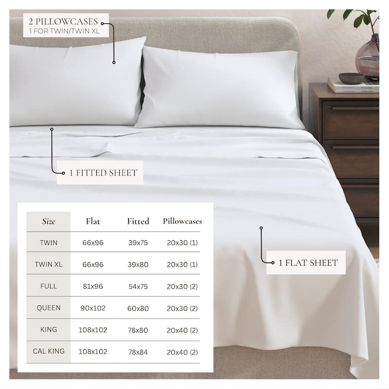 Linery & Co. Heathered Melange Cotton Jersey Knit Sheet Set