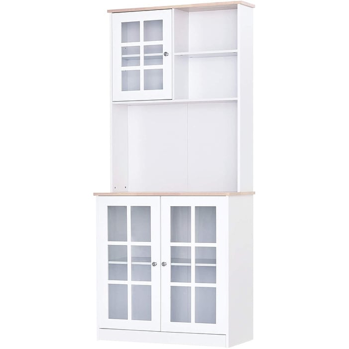 HOMCOM 72-inch Transitional Kitchen Cabinet Pantry