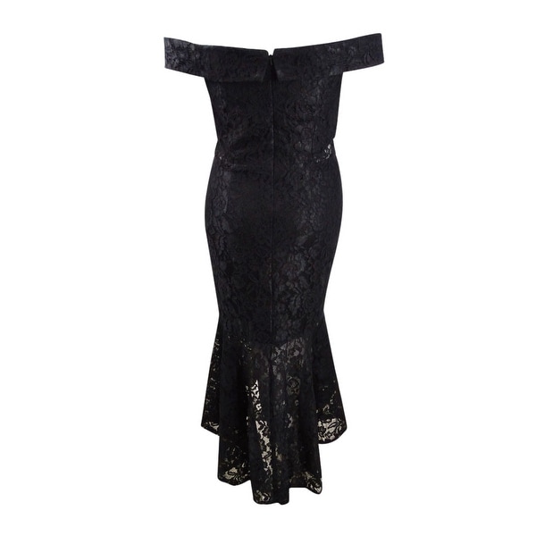 xscape lace midi dress